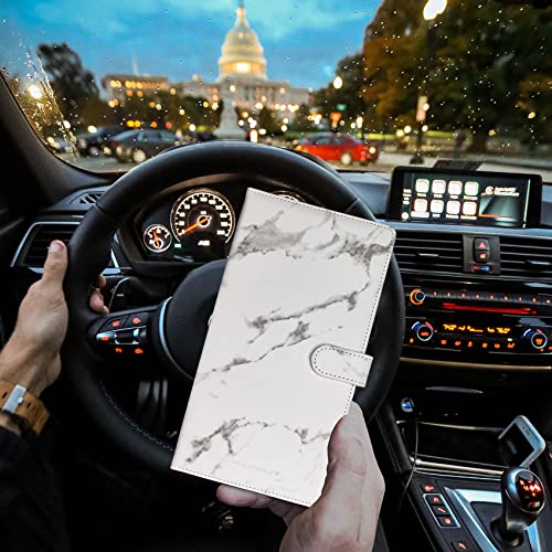 Image of TOURSUIT Car Registration and Insurance Card Holder, Marble Grey