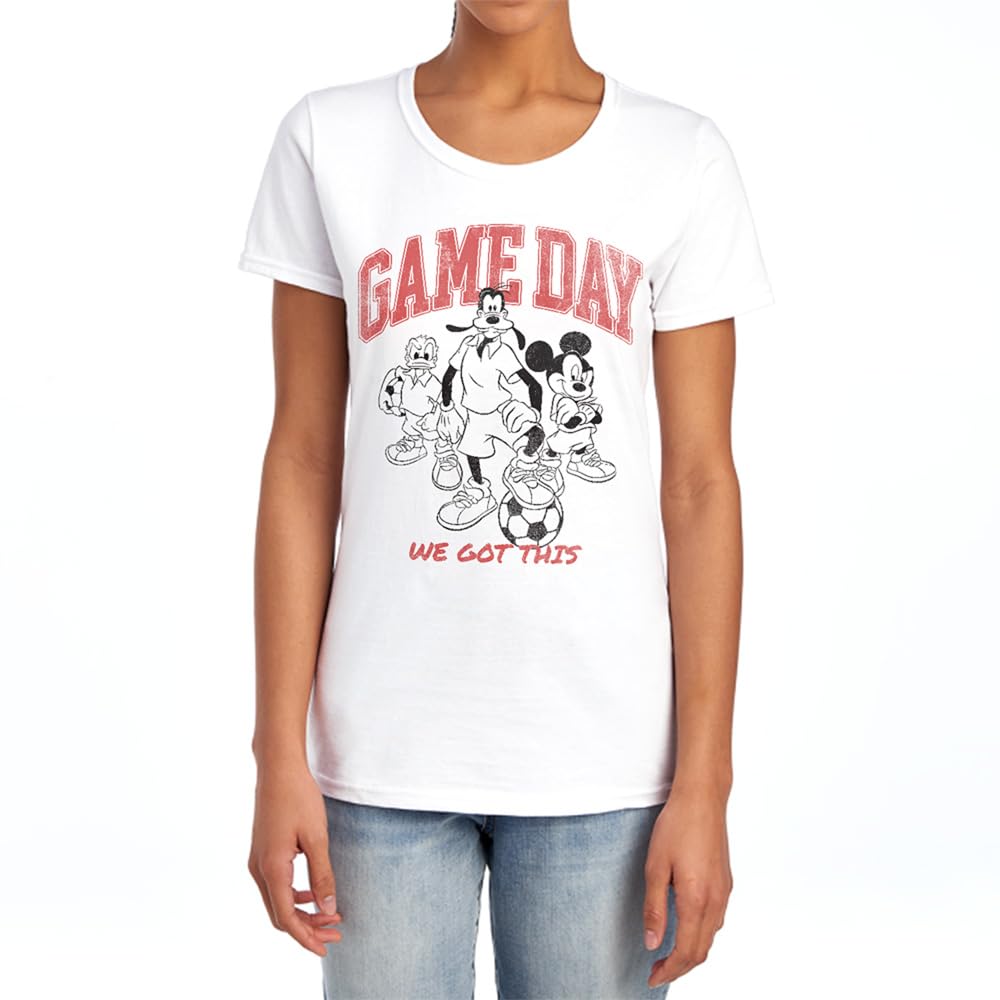 Disney - Women's T-Shirt - Mickey Friends - 2XL - White