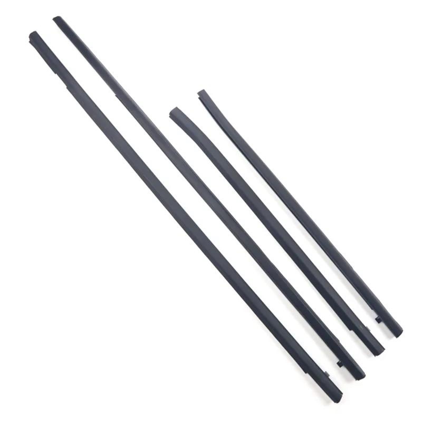 One Color Car Window Rubber Seal For Fit For Jazz Hatchback 2005 2006 2007 2008 Outside Black Window Weatherstrips Moldings Window Weatherstrip