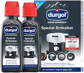Durgol Swiss Espresso Special Decalcifier for all Coffee Machines, 2 x 125ml