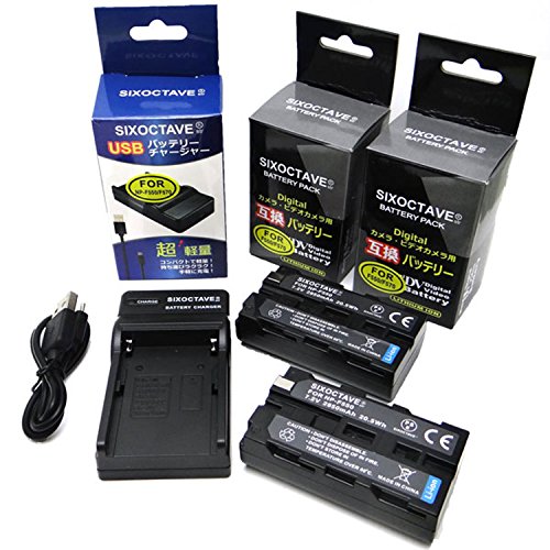 str NP-F330 NP-F530 NP-F550 NP-F570 FUTABA LT2F2200 互換 バッテリー2個 と カメラバッテリーUSBチャージャー充電器 BC-VM10/LBC-1D5 の3点セット ソニー HDR-AX2000/HDR-FX7/HDR-FX1000/HDR-FX1等/FUTABA送信機14MZAP/14MZHP/12ZA/12ZH対応