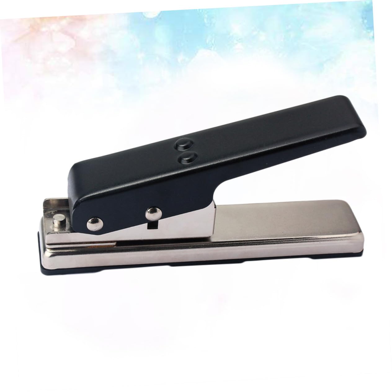 R26 Punch per Plettro Chitarra Accessori Musica DIY | Taglio Derlin, per Pvc e Vecchie Carte, Finitura Nera, Base in Plastica