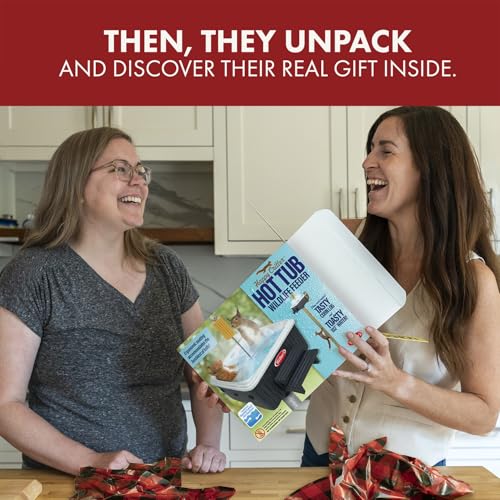 Prank-O Squirrel Hot Tub – Funniest Prank Gift Box | Hilarious Empty Gag Gift for White Elephant & Christmas 2025 | Funny Gift Box for Coworkers, Friends & Men Who Have Everything, As Seen on Shark Tank - Image 5