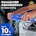Premium Shammy Cloth for Car Drying - 26”x17” - Super Absorbent Chamois Towel for Car - Scratch-Free, Reusable & Soft