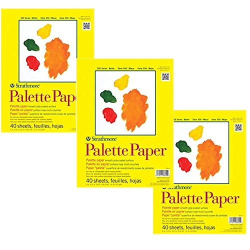 Strathmore 365-12 300 Series Paper STR-365-12 40 Sheet Disposable Palette, 12 by 16