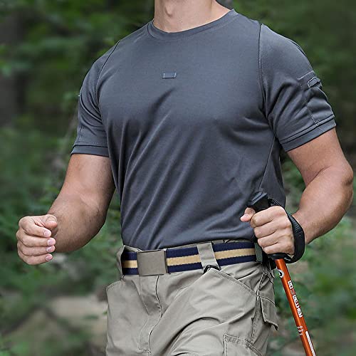 Image of Mile High Life Canvas Web Belt | Cut to Fit Up to 52 inch | Flip-Top Matte Silver Nickel Buckle 12 Colors