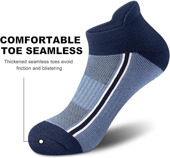 Image of PRASTHAN Sports Unisex Nylon Cotton Ankle Length Socks Made With Breathable Anti Odour & Moisture Absorbent Combed Cotton with a Extra Durable.
