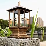 ▶ Le matériau est composé d'un corps de lampe en aluminium moulé sous pression, qui est étanche et sans rouille. Focus sur les phares extérieurs à colonnes.