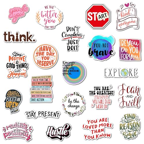 Image of WallDesign Dream Big Motivation Fridge Magnet Set - Inspirational Designs for Daily Encouragement, Durable Metal Surface Magnets (Set of 22)