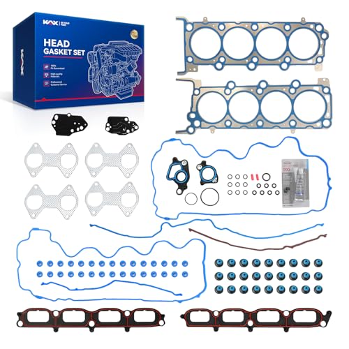 Image of KAX Engine Cylinder Head Gasket Set Compatible with Ford F-150 2004-2006, Expedition F-250 F-350 Super Duty 2005-2006 5.4L, Lincoln Mark LT 2006, Navigator 2005-2006, Head Gasket Kit, OE# HS26306PT