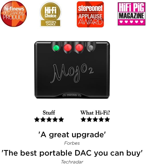 chord electronics mojo 2 portable dac headphone amplifier