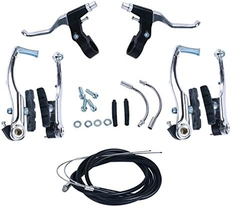 8MILELAKE Brake Levers V Brakes Cables Caliper Kit for Mountain Bikes Road Bikes Hybrids Child's Bikes