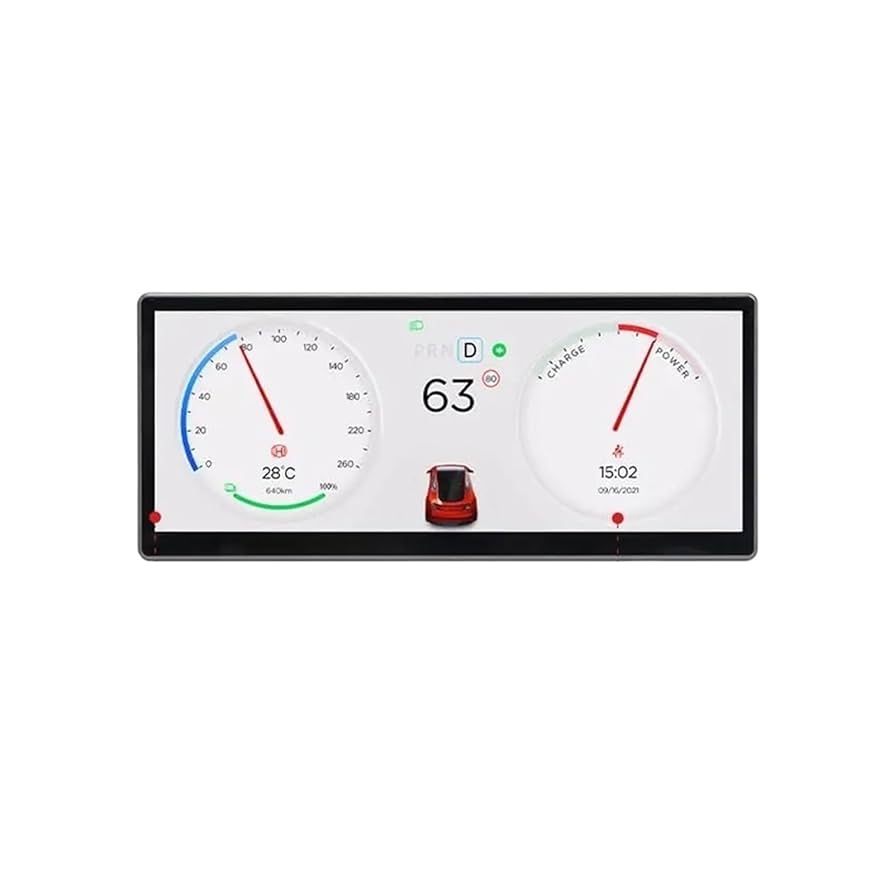 Amazon | テスラ モデル 3 Y 車用 LCD メーター 計器 ダッシュ