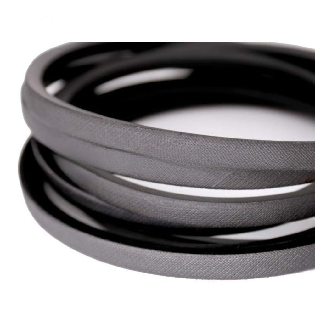 Courroie de transmission compatible avec John Deere L100 L110 L120 L130 G110 LA105 LA115 LA125 LA135 X110 X120 X140, remplacement OEM pour tracteur de pelouse M155885, noir, pièce unique