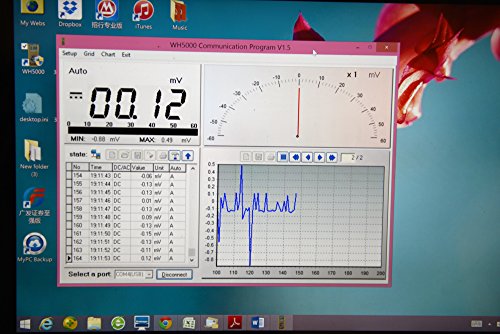 Tekpower Smart Meter TP5000 6000 Counts True RMS Multimeter with RS232 connection, Bar Graph and Clip - Thumbnail 3