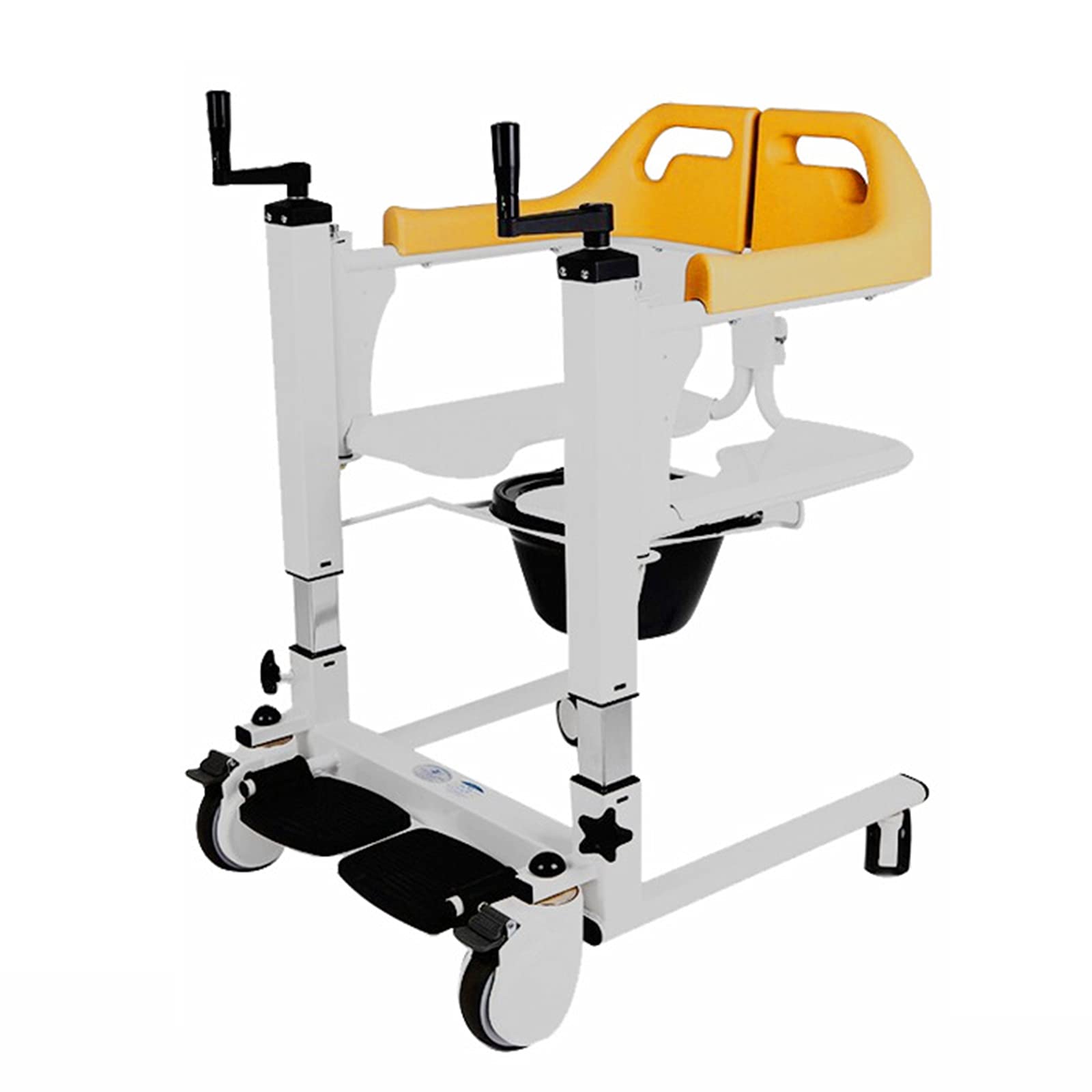Multifunctional Wheeled Bathroom Chair For Patient Transfer