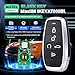 Autel MaxiIM Blank Key, IKEYAT005BL, Programmable Universal Remote Fob Replacement, 5-Button, OE-Quality, OBD Learning for 700+ Cars, Dual-Band, 130FT Remote, Multi-Frequency, Work w/ KM100 Scan Tool