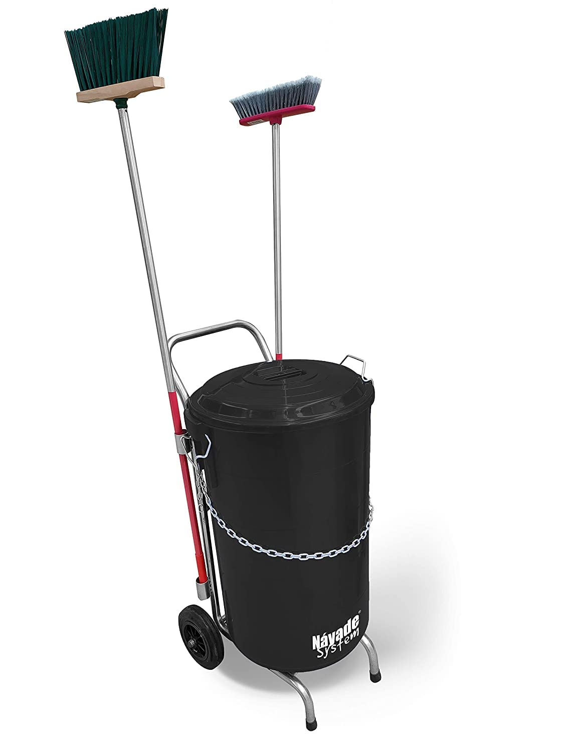 Náyade System Street Cleaning Cart Eco Plus- Carro de Limpieza viaria + Cubo y Tapa 120 Lt.