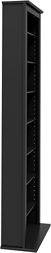 Miniatura 8 de Prepac Narrow Cabinet Media Storage, Slim Barrister Tower, Black Negro -,Blanco,https://www.amazon.com/dp/undefined