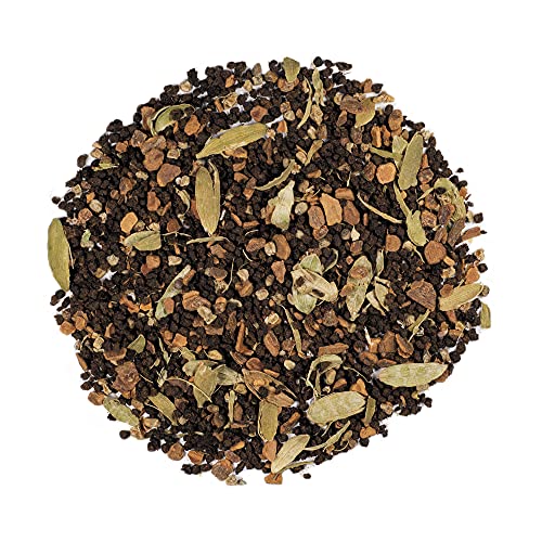 Pantenger Masala Chai Tea Loose Leaf. 3.5 Oz Usda Organic Chai. Traditional Chai With Assam Ctc, A Robust Rolled Black Indian Tea, Cinnamon, Cloves, Cardamom Pods And Black Pepper. #TOP1