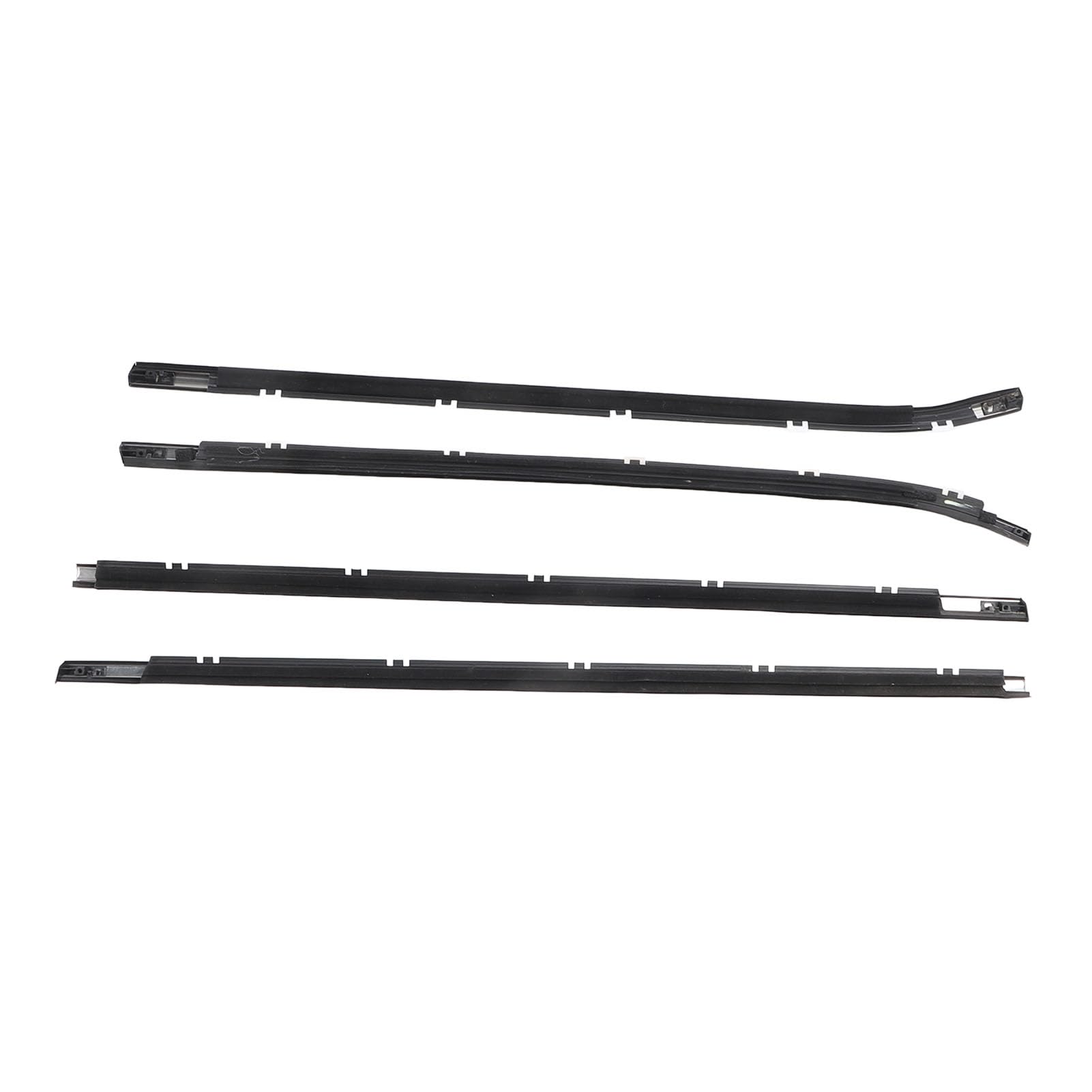 Yctze Fensterdichtungsleiste 82220-2L000 Gürtel Autotür 4 Stück Winddicht Wasserfest mit OEM82210/83210/83220 2L000 für I30 2008–2011