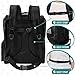 PetAmi Dog Backpack Carrier for Small Large Cat, Pet, Puppies, Ventilated Pet Hiking Backpack Travel Bag, Airline Approved Cat Backpack Carrier, Safety Back Support, Camping Biking, Max 18 lbs, Black