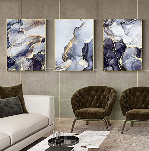 JNAOZI Luxury Liquid Marble Prints Picture, Islamic Wall Pictures