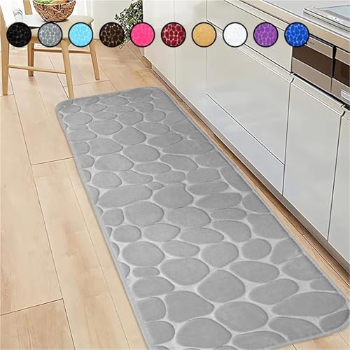 Tapis de bain absorbant lavable antidérapant doux pour douche
