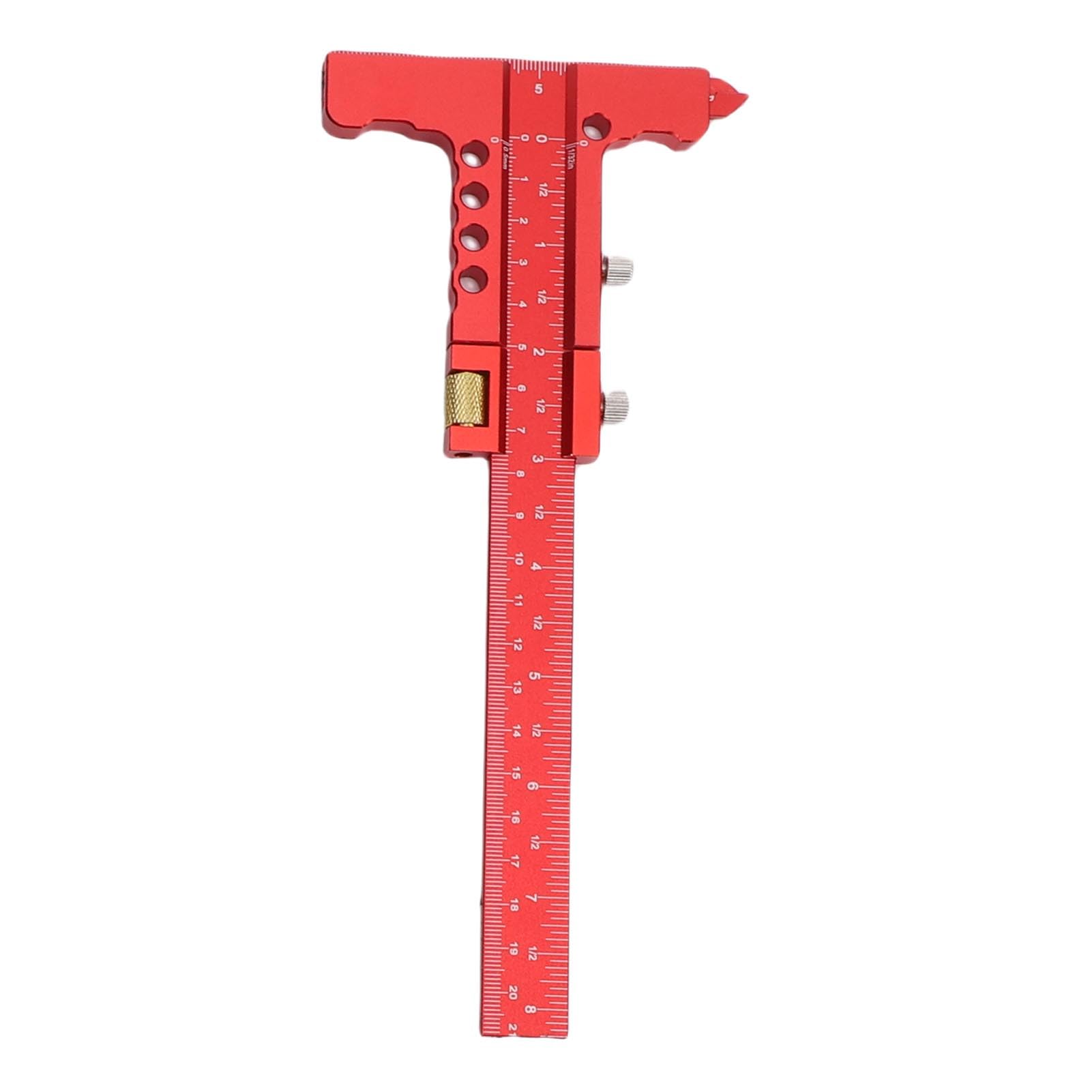 Kit de Herramientas de Medición de Carpintería, Juego de Herramientas de Aleación de Aluminio con Regla, Ideal para Empalme de Tableros de Madera y Diseño de Proyectos