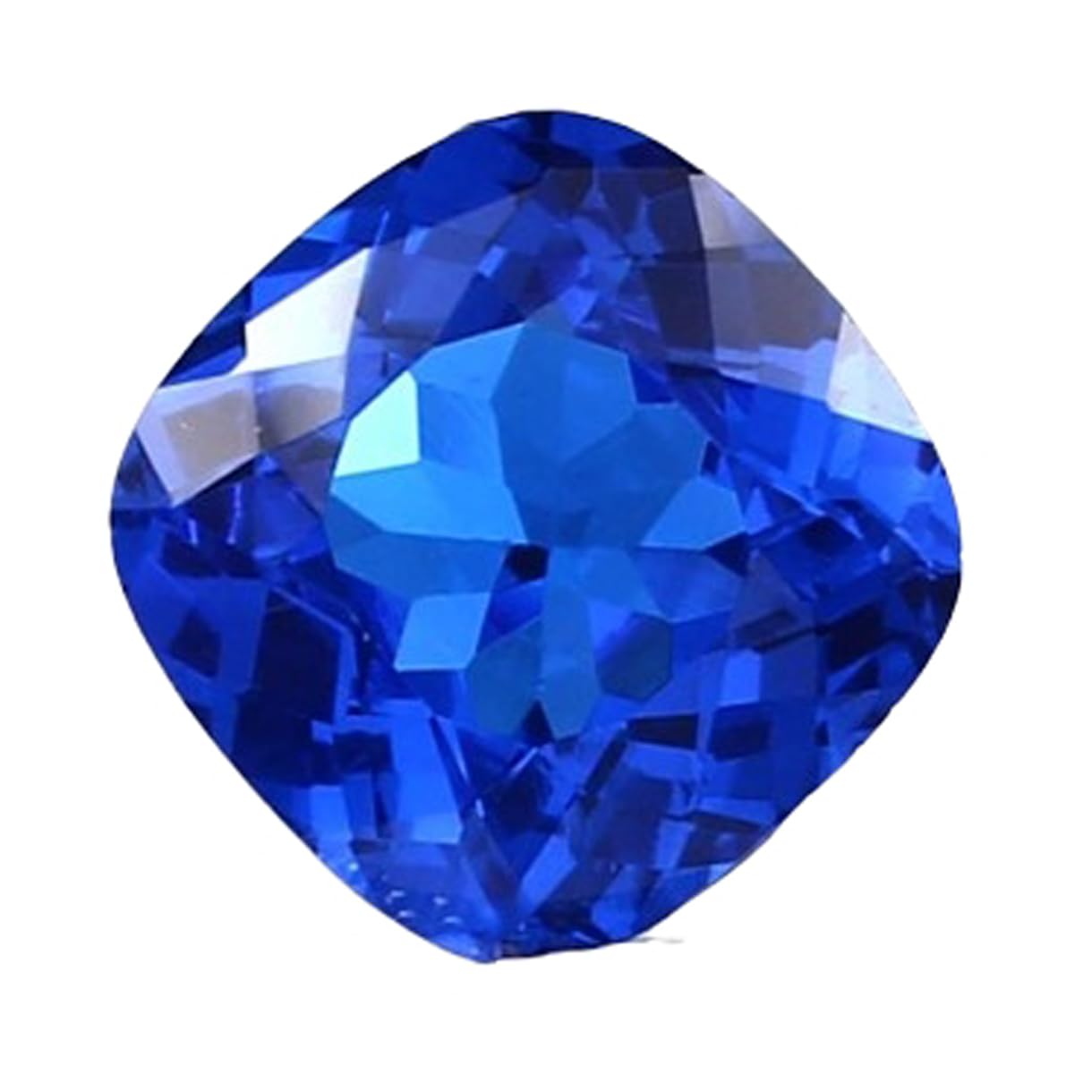 Spinelle bleu de Ceylan naturel coussin 11,5 mm pour création de bague - 7