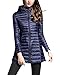 Produktbild ZhuiKun Damen Daunenmantel Mit Kapuze Ultra Leicht Parka Winter Jacke Lang Daunenjacke Marine XL