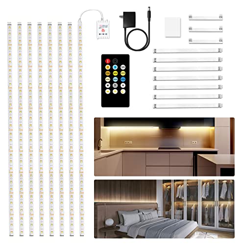 Daybetter Under Cabinet Lights, 13 Ft Dimmable Under Cabinet Lighting With Remote, Led Strip Lights For Kitchen Cabinet, Counter, Shelf, 2700K-6500K Warm To Daylight White, Timing, 240 Leds, 8 Pcs #TOP4