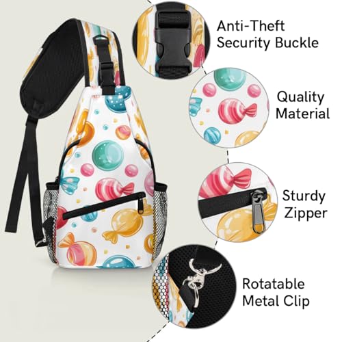 Bolso tipo sling unisex para viaje y senderismo miniatura 3