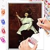 AiEiIiOiUi Girl in White Aka Portrait of Irene Dimock Painting by William Merritt Chase Diamond Painting Kits for Adults, 5D Paint with Diamonds,DIY Painting Kit Paint by Number Birthday Gifts #2
