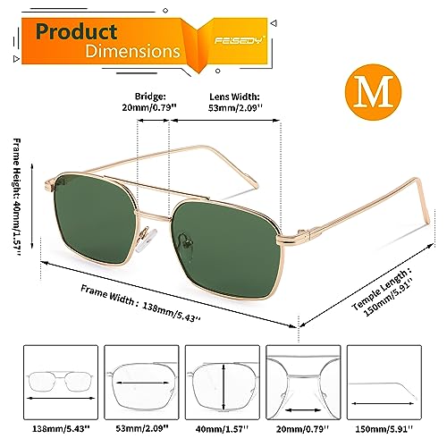 FEISEDY-Fashion-Square-Aviator-Sunglasses-Women-Men-Trendy-Retro-Metal-Frame-Sun-Glasses-Candy-Color-Lens-B1036