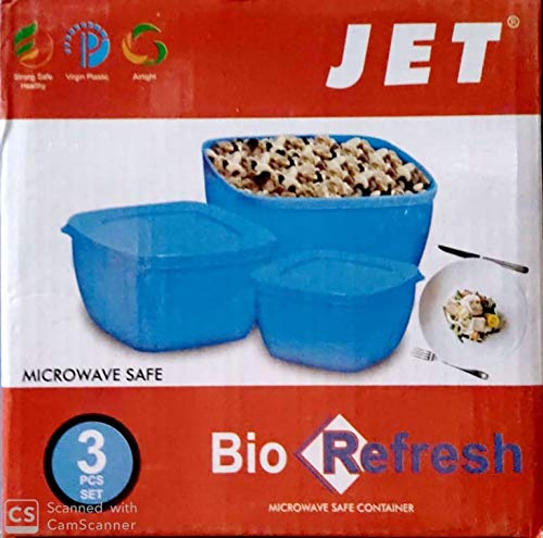 Image of V J MART Jet Bio Refresh Container 5 pc Set (Green)