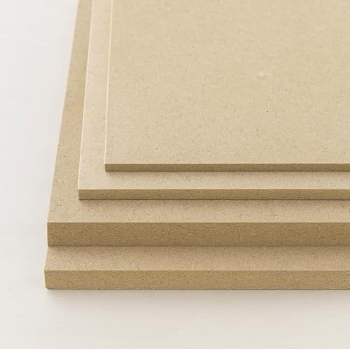 Signalétique.biz France - Panneau bois mdf 40x60 cm (400x600 mm) - Épaisseur 3 mm - Planche de bois, plaque pour bricolage, déco, maquette, DIY