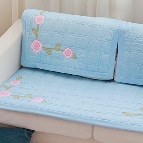 YUMUO Embroidered Sofa Cushion,[Korean] Fabric Anti-Slip Sofa slipcovers [Rural] Four Seasons Universal Sofa Cover-B 90x240cm(35x94inch)