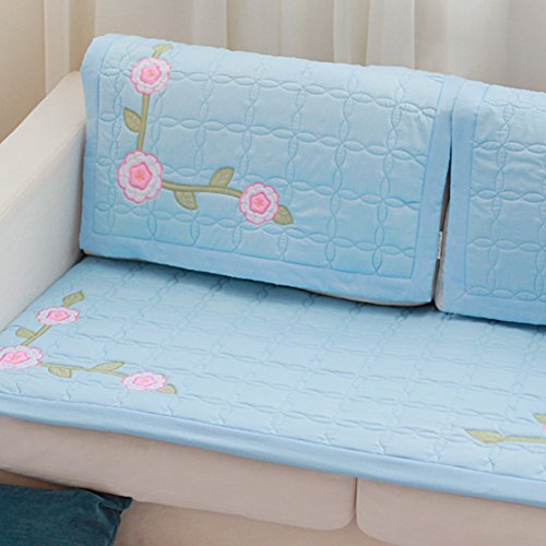 Yumuo Embroidered Sofa Cushion,[Korean] Fabric Anti-Slip Sofa Slipcovers [Rural] Four Seasons Universal Sofa Cover-B 90X240Cm(35X94Inch) #TOP3