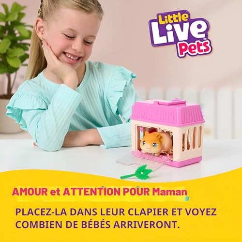 Mama Surprise P'tits Hamsters jeu interactif de clapier et bébés - 2