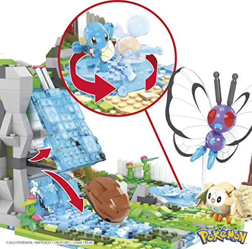 Mega Pokémon Action Figure Building Toys For Kids, Jungle Voyage With 1362 Pieces, 4 Poseable Characters, Age 7+ Years Old Gift Idea #TOP3