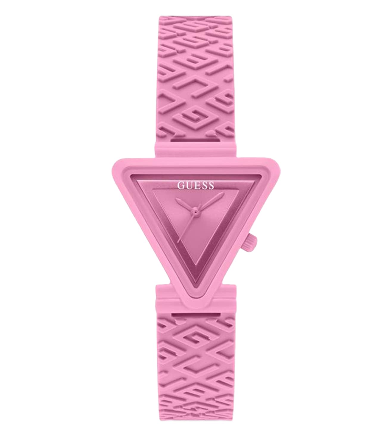 Pink Triangle Silicone Analog Watch