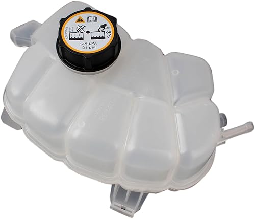 Vista 271 de TRQ Botella de desbordamiento del tanque de expansión del depósito de refrigerante del radiador compatible con Porsche Macan 2015-2018