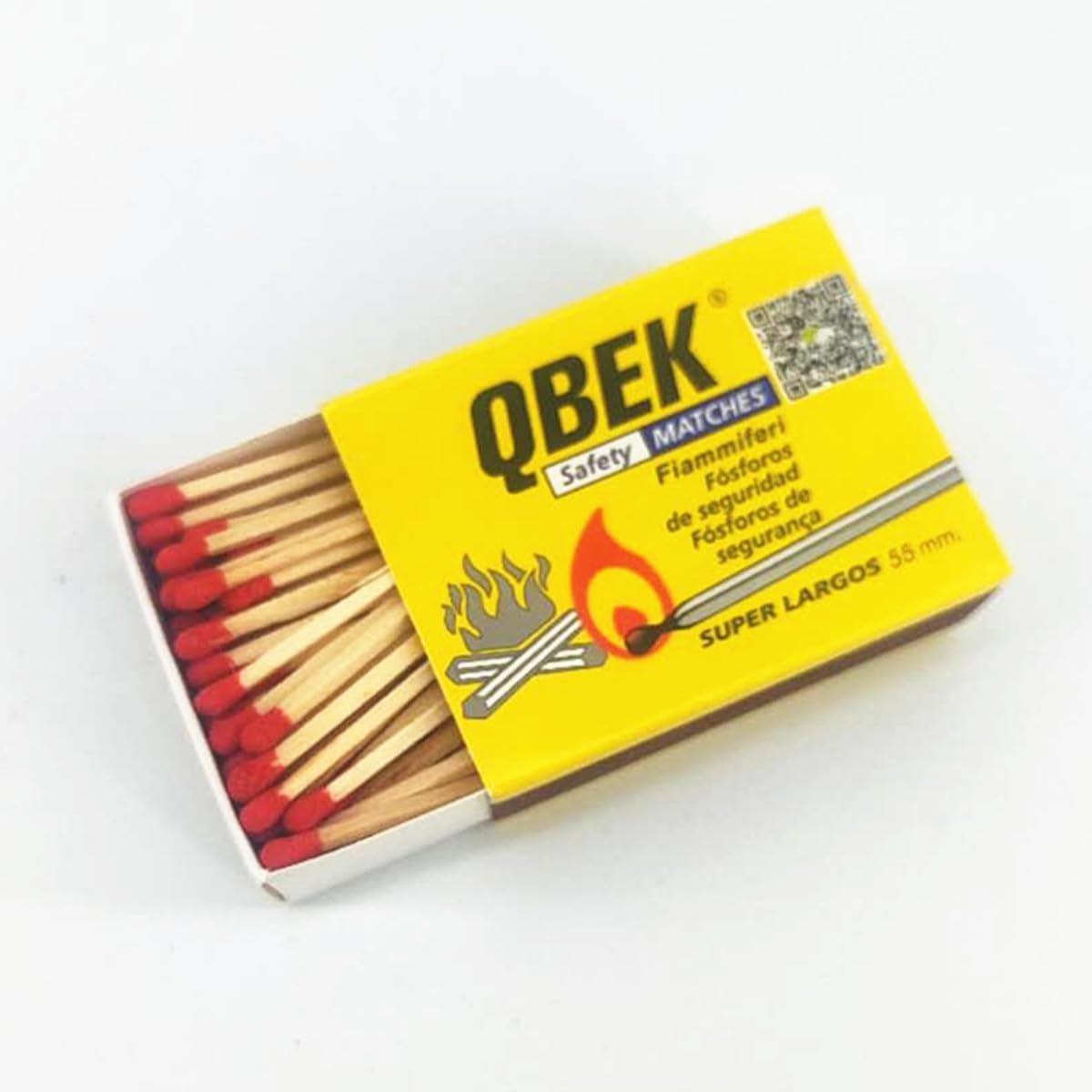 Cerillas para Cocina, 8 Cajas, 800 Unidades, 5,5 cm,Cerilla para Cocina, Barbacoa, Chimenea y Estufa