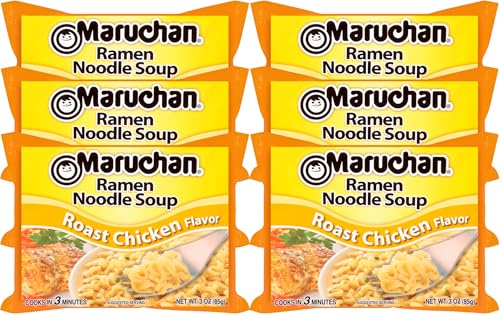 Maruchan Ramen Roast Chicken Flavor - 3 oz - 6 Pack