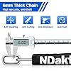 NDakter Bike Chain Lock, 5 Digit Combination Heavy Duty Anti Theft Bicycle Chain Lock, 3.2/4.27/5Ft Long Security Resettable Bike Locks for Bike, Bicycle, Scooter, Motorcycle, Door, Gate, Fence #3