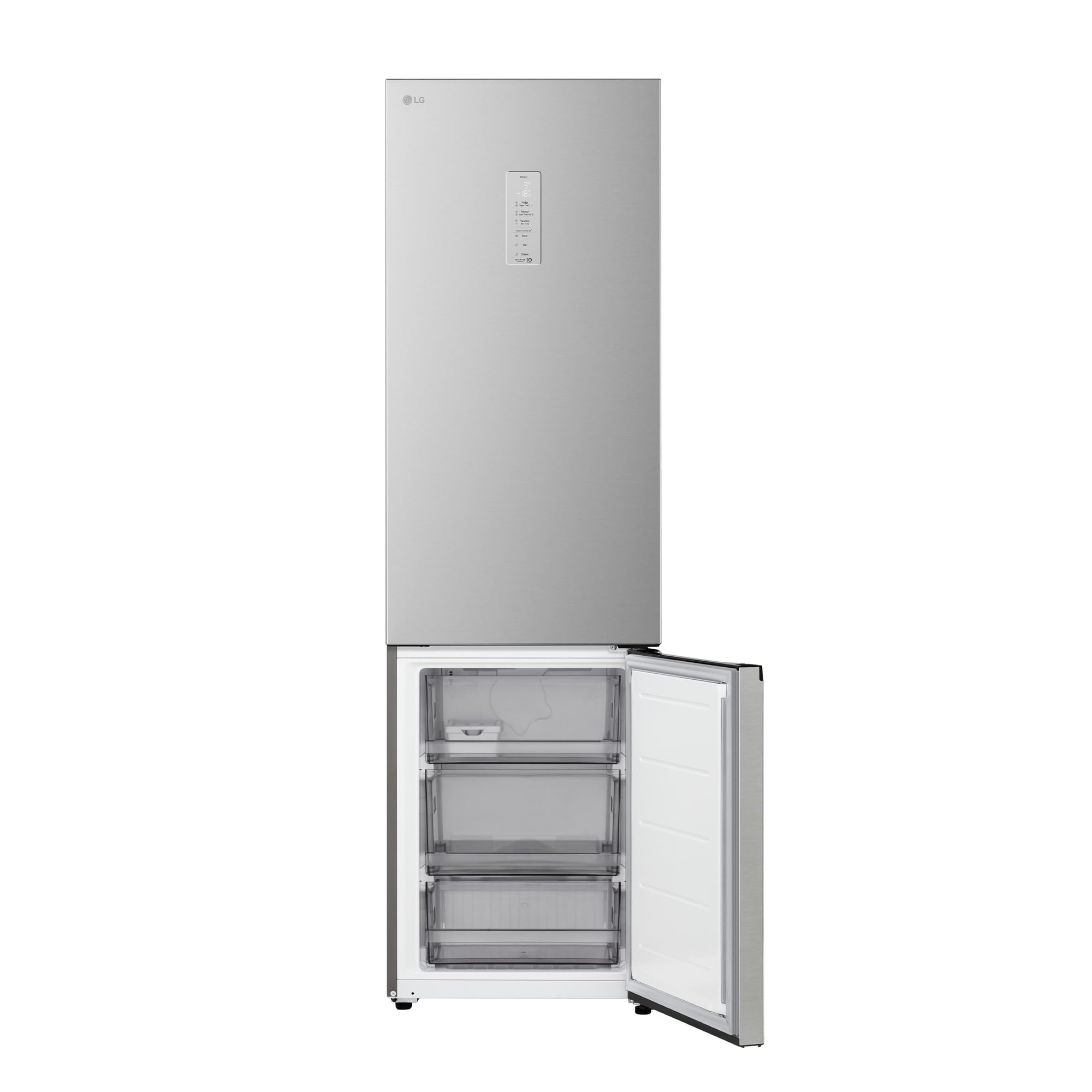 LG GBBS525APY lodówko-zamrażarka do zabudowy (375 l, wysokość 203 cm, szerokość 59,7 cm) z 112 kWh/a i Smart Inverter Compressor®