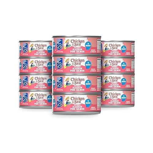 Chicken of the Sea Pink Canned Salmon in Water 5oz, 12 cans