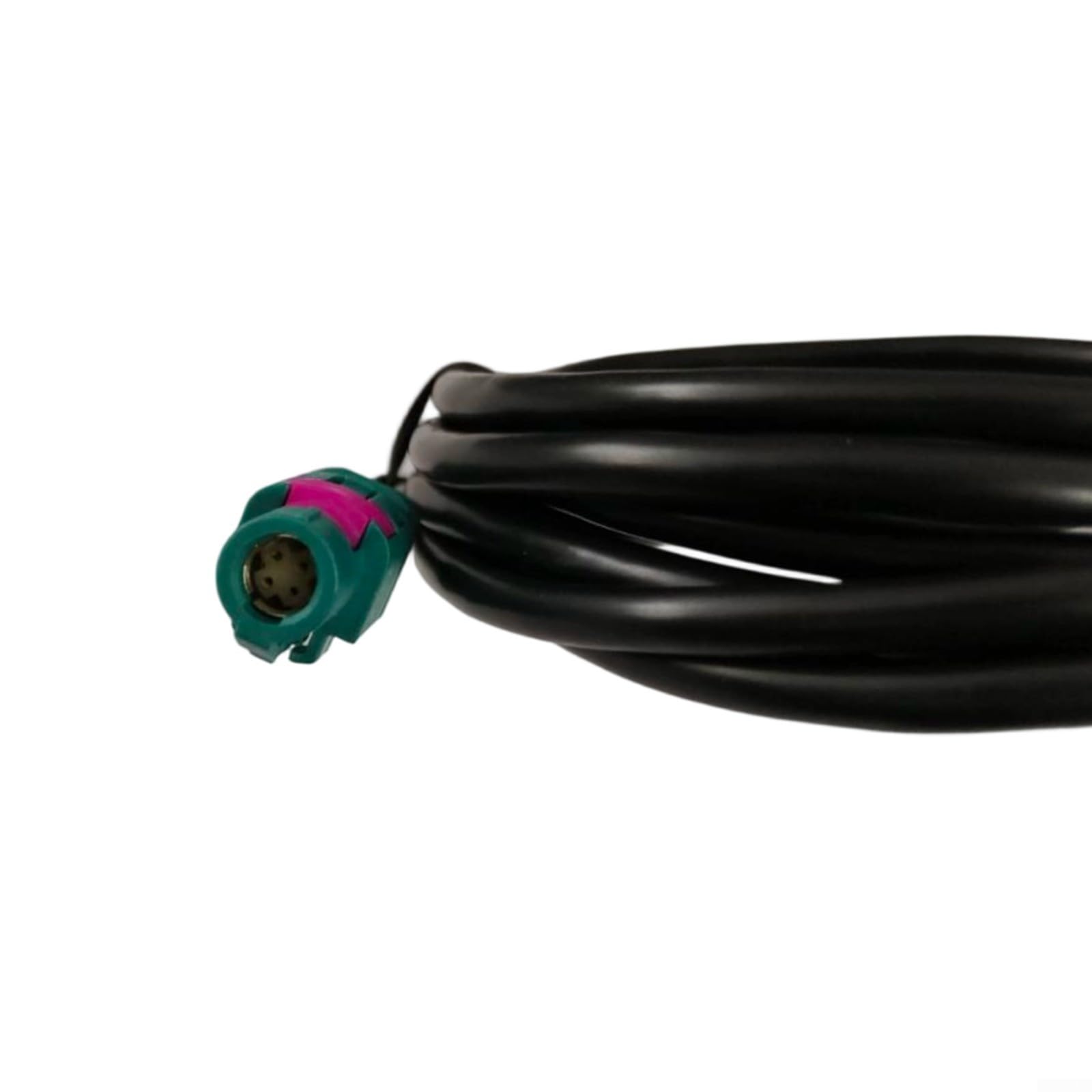 Automotive - Cavo LVDS Z femmina a 4 pin da 180 cm per autoradio navigazione GPS e trasmissione AV nel veicolo - ABS + adattatore in metallo