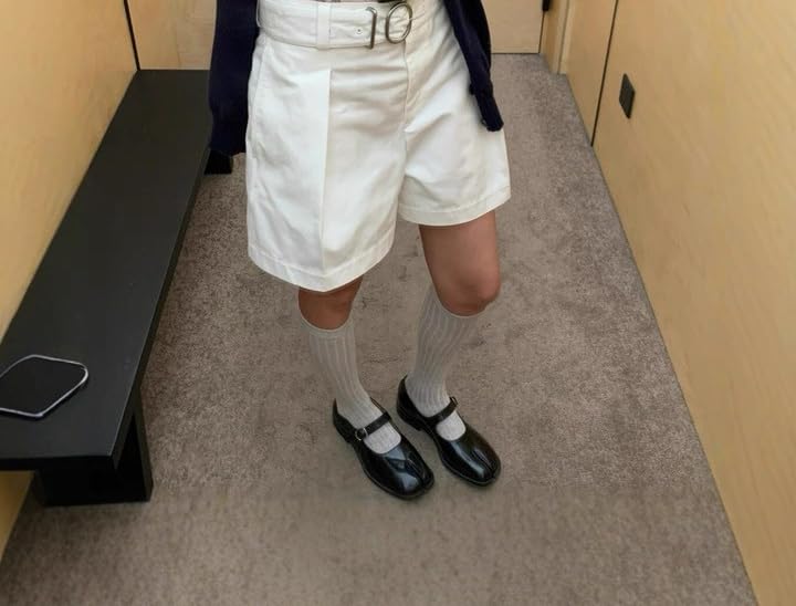 Women's Genuine Leather Tabi Mary Jane Shoes Vintage Flats Ballet Pumps with Thick Platform Loafer Style for Daily Comfort3